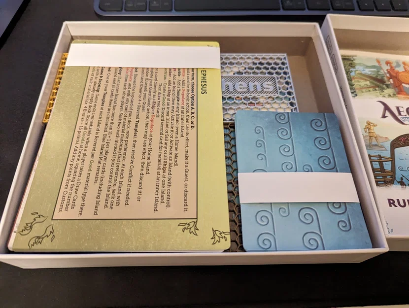 Hộp đựng bài game Aegean Sea cho thẻ được bọc - Image 4