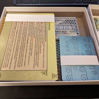 Hộp đựng bài game Aegean Sea cho thẻ được bọc
