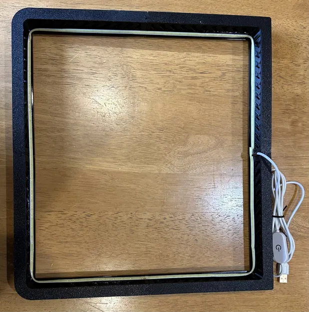 Giá đỡ LED với nắp kính và thông gió điều chỉnh Bambu P1/X1 - Image 5