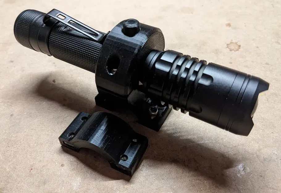 Giá đỡ đèn pin cho tay lái xe đạp - Image 1