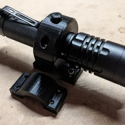 Giá đỡ đèn pin cho tay lái xe đạp