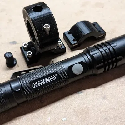 Giá đỡ đèn pin cho tay lái xe đạp