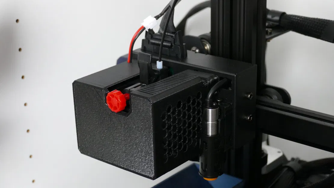 Vỏ đầu in Anycubic Kobra với đèn LED chiếu sáng - Image 1