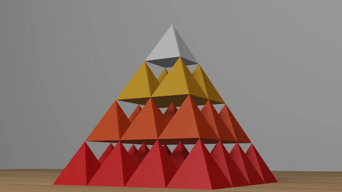 Câu đố fractal hình tam giác cho trí óc sáng tạo - Image 1
