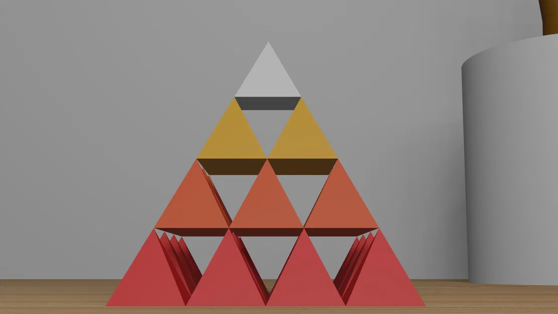 Câu đố fractal hình tam giác cho trí óc sáng tạo - Image 2