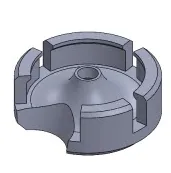 Nắp phễu PTFE cải tiến với 2 và 3 khe cắm - Image 1