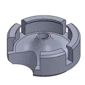 Nắp phễu PTFE cải tiến với 2 và 3 khe cắm