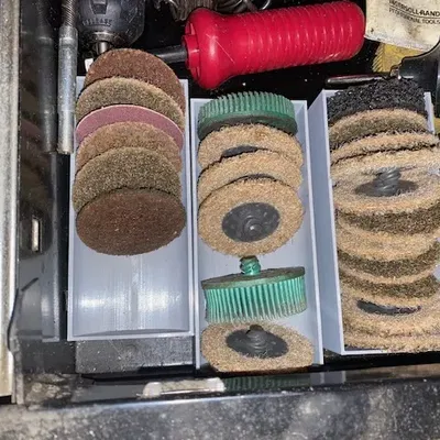 Giá đỡ đĩa Roloc hai inch cho hộp công cụ