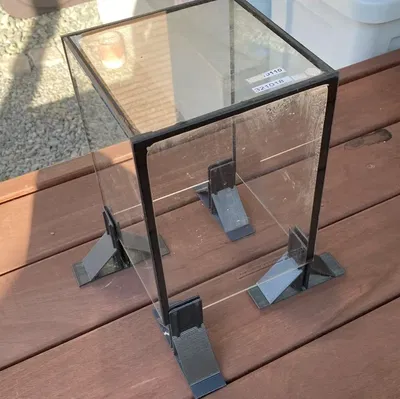 Chân đỡ cho bể cá nổi trong mô hình nước nông