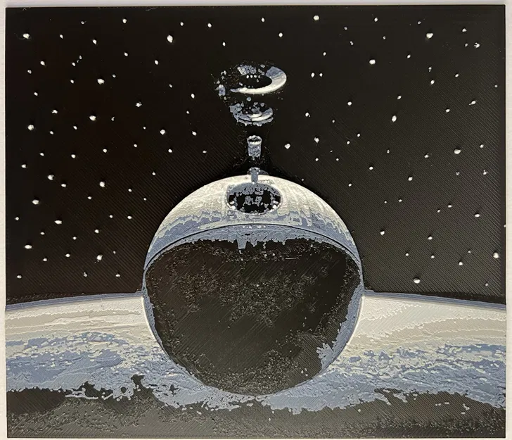 Hình ảnh mô phỏng quá trình lắp ráp Sao Tử Thần - Image 1