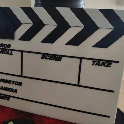 Bảng clapper in 2 màu cho máy in 3D