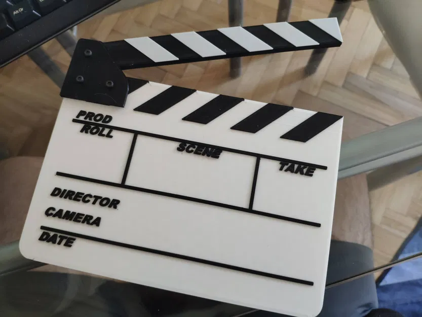 Bảng clapper in 2 màu cho máy in 3D - Image 2