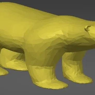 Gấu Bắc Cực đơn giản từ Tinkercad