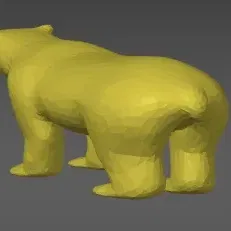 Gấu Bắc Cực đơn giản từ Tinkercad