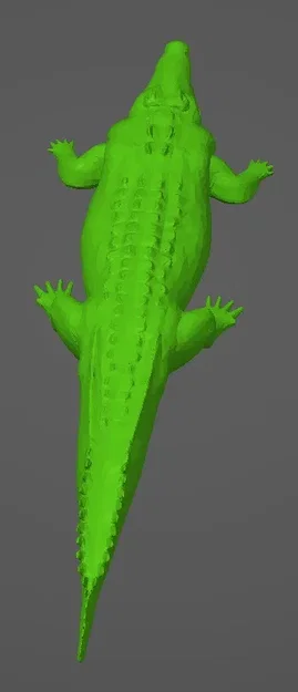 Cá sấu nhỏ có thể thay đổi kích thước từ Tinkercad - Image 1