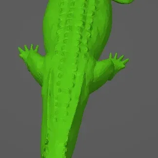 Cá sấu nhỏ có thể thay đổi kích thước từ Tinkercad