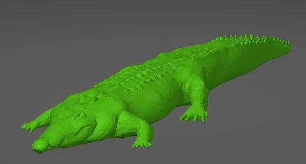 Cá sấu nhỏ có thể thay đổi kích thước từ Tinkercad - Image 2