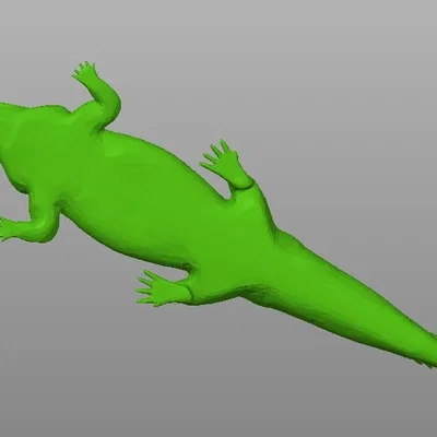 Cá sấu nhỏ có thể thay đổi kích thước từ Tinkercad