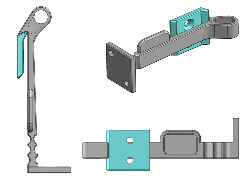 Khóa an toàn cho ngăn kéo - Móc và chốt - Image 2