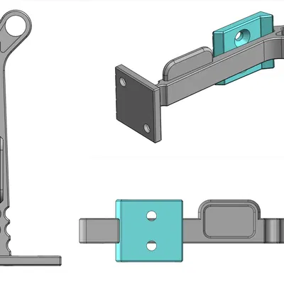 Khóa an toàn cho ngăn kéo - Móc và chốt