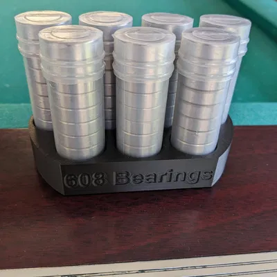 Giá đỡ ống chứa bi 608 cho tổ chức ngăn nắp