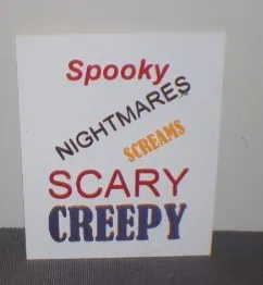 Biển báo Halloween đáng sợ cho cửa sổ và sân vườn - Image 1