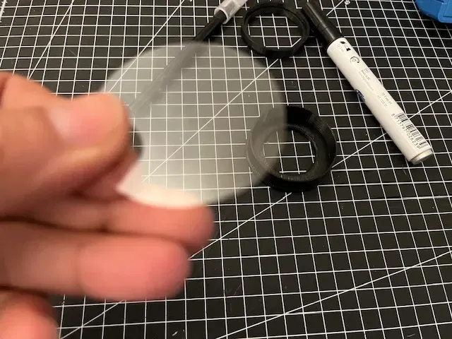 Giá đỡ hygrometer tròn cho hộp khô - Image 2