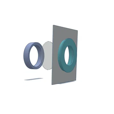 Giá đỡ hygrometer tròn cho hộp khô