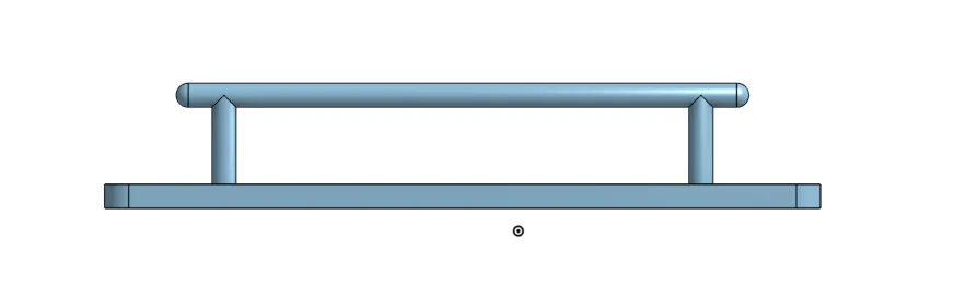 Rào cản nhỏ cho fingerboard với chân cao su - Image 2