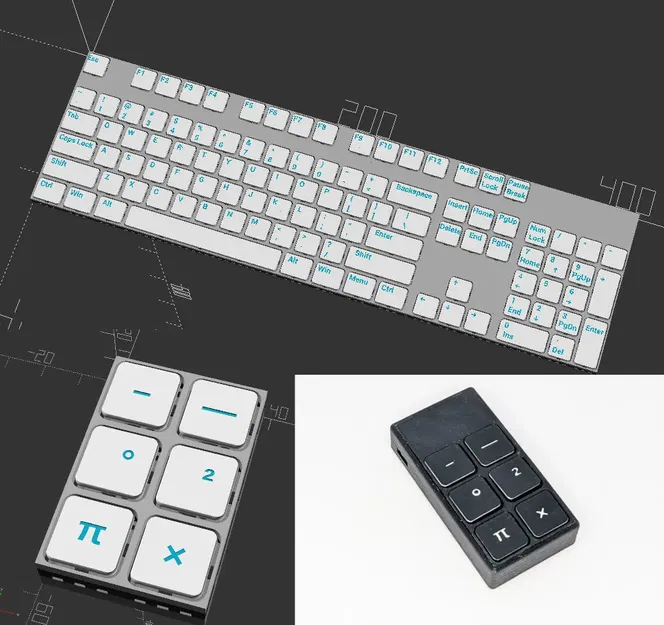 Bộ tạo bàn phím và bàn phím số tùy chỉnh bằng OpenSCAD - Image 1