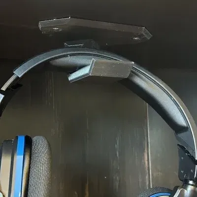 Giá treo tai nghe gắn dưới bàn làm việc