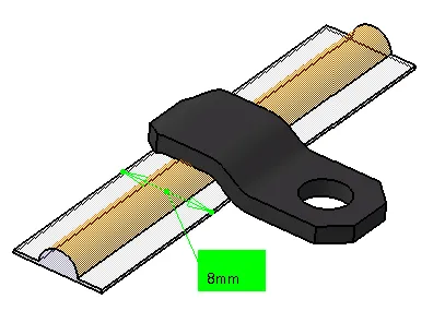 Kẹp giữ cho dải LED với độ rộng lên đến 6mm - Image 1