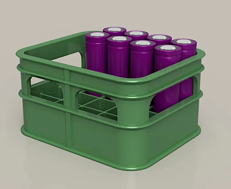 Giá đỡ pin 18650 kiểu thùng bia cho 20 cell - Image 2