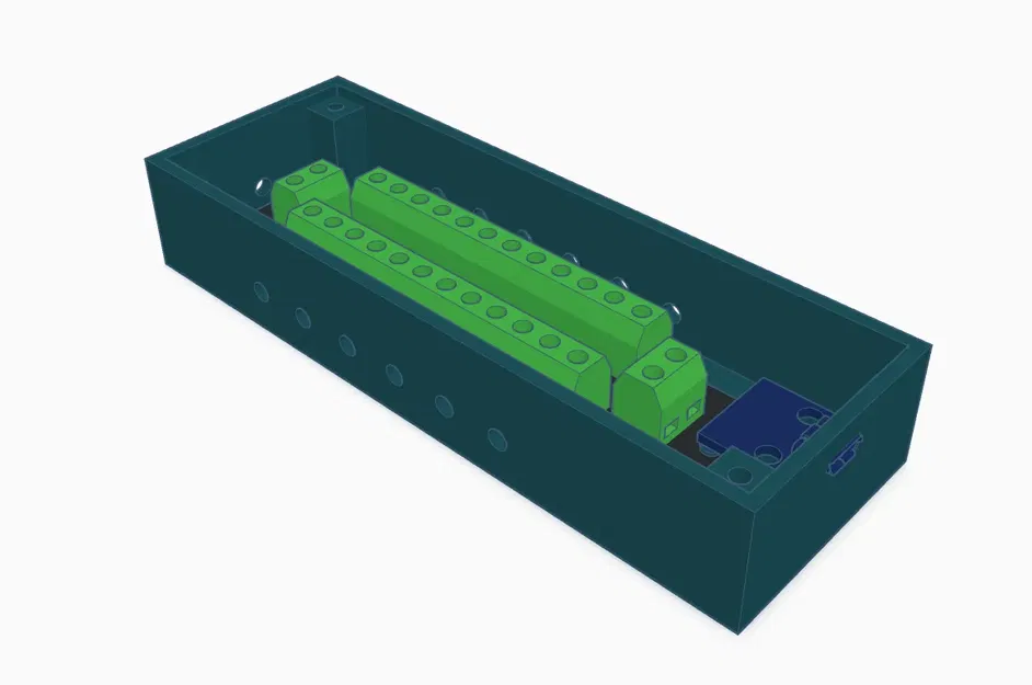 Vỏ hộp cho Bảng Phân Phối Điện Evemodel 2 * 12 Outputs - Image 1
