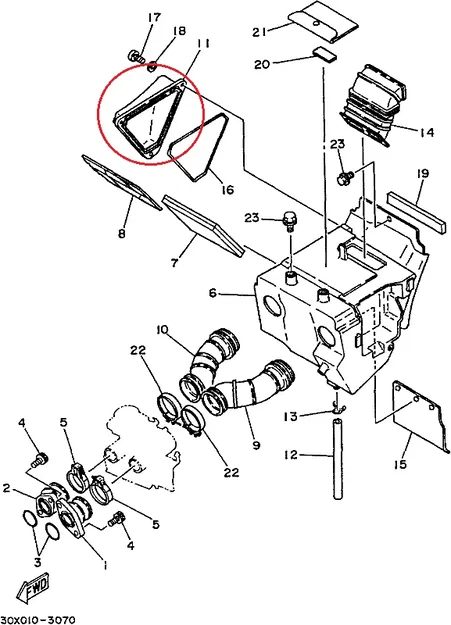 Bìa hút cho xe đạp thể thao Yamaha XT350 - Image 1