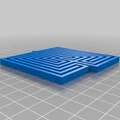Bông tai/medallion mê cung hình vuông - Thumbnail 2