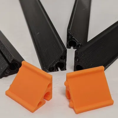 Giá đỡ gắn LED 45° cho hộp IKEA Lack và các ứng dụng khác