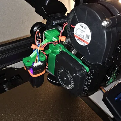 Nắp lưng extruder Sprite với 0 Y-Offset cho hotend 4010