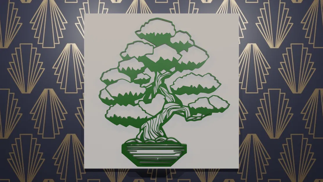 Trang trí tường bonsai nghệ thuật - Image 1