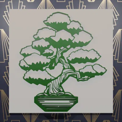 Trang trí tường bonsai nghệ thuật