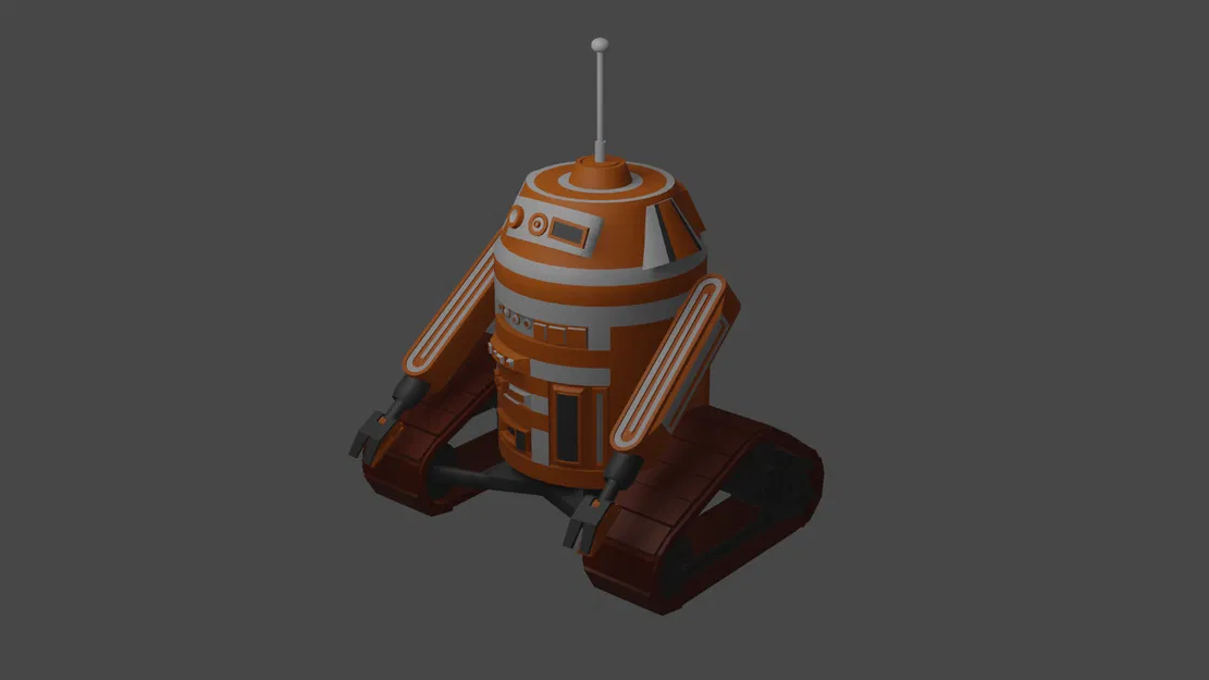 Mô hình R2D2 và Wall-E trong phong cách nghệ thuật 3D - Image 1