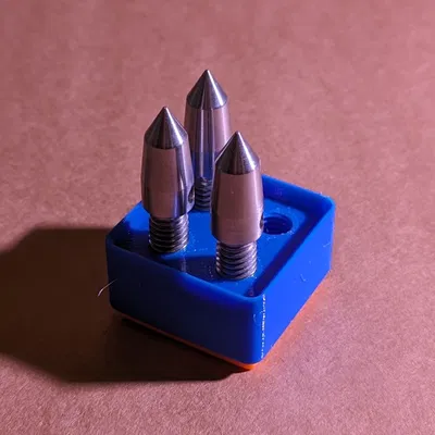 Giá đỡ chân nhọn cho chân tripod Gridfinity