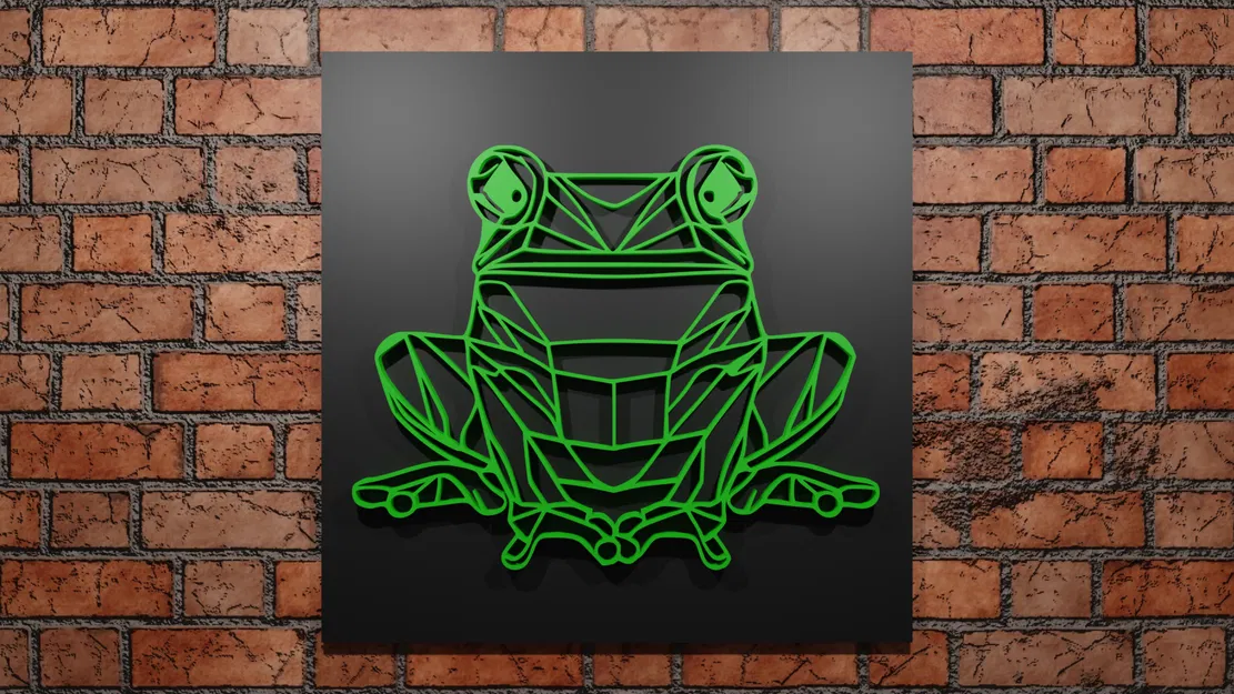 Trang trí tường hình ếch độc đáo - Image 1