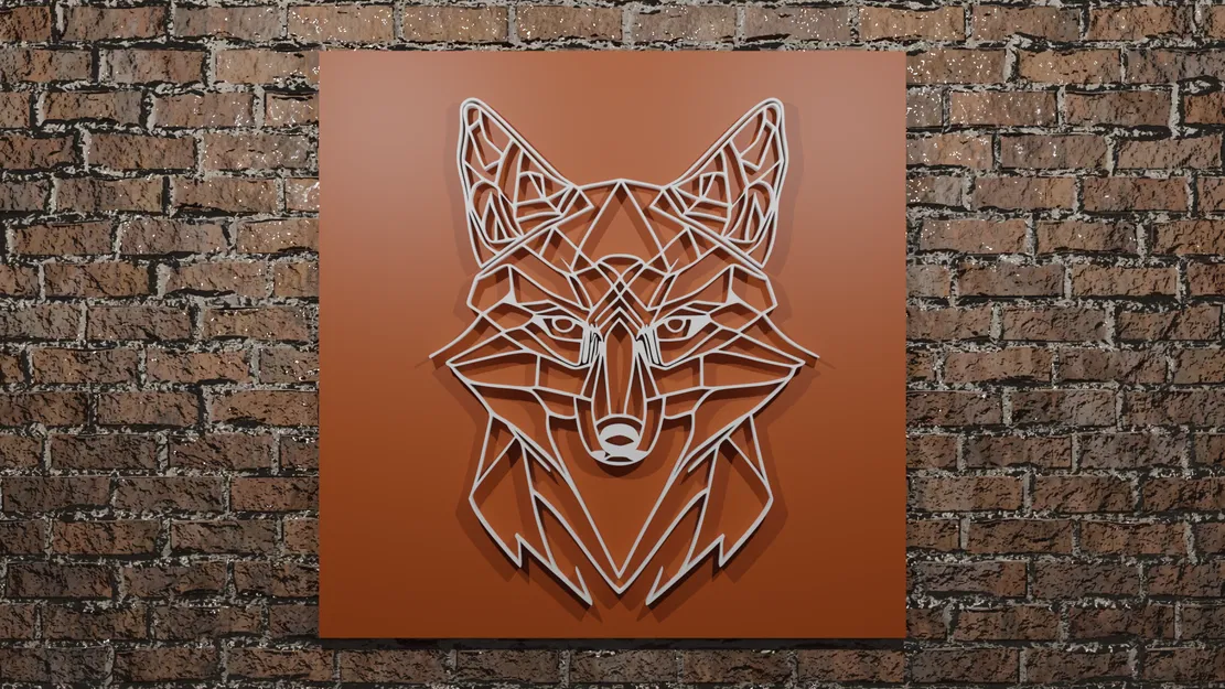 Trang trí tường hình cáo độc đáo - Image 1