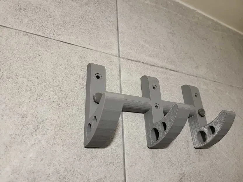 Móc treo khăn tắm chắc chắn gắn tường - Image 2