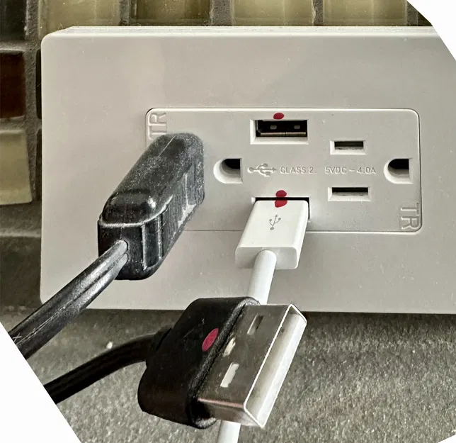 Giá đỡ mở rộng USB cho máy in Prusa MK4 và điểm đỏ - Image 7