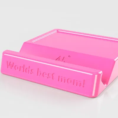 Giá đỡ điện thoại di động tối giản cho việc đọc trên bàn