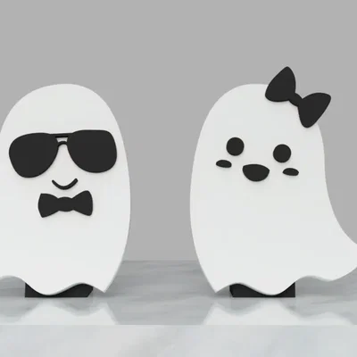 Những bóng ma dễ thương trang trí cho Halloween