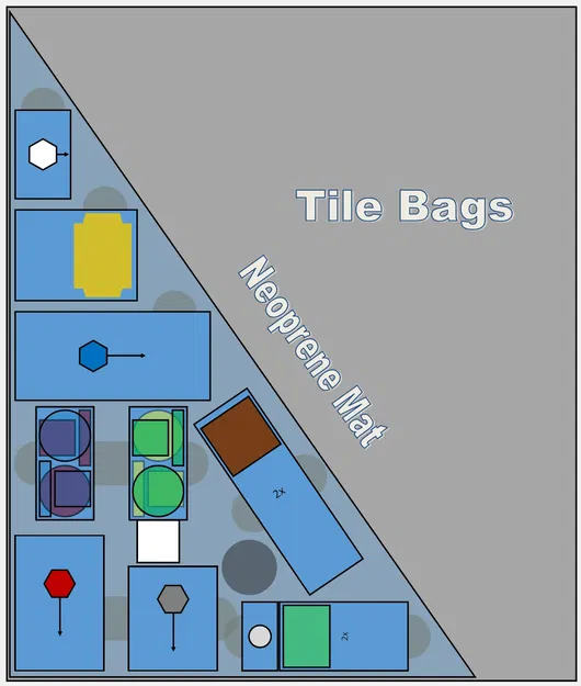 Giá đỡ ngăn chứa trò chơi Awaken Realms Castle of Burgundy - Image 1