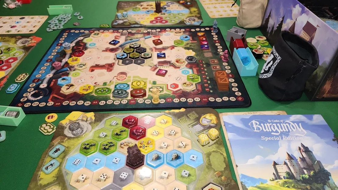 Giá đỡ ngăn chứa trò chơi Awaken Realms Castle of Burgundy - Image 2